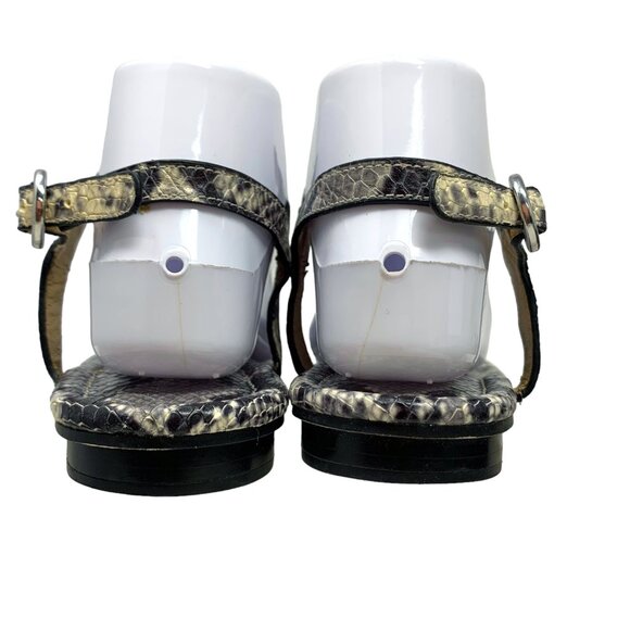 Michael Michael Kors Mahari Embossed Leather Thong Sandal - Picture 8 of 11